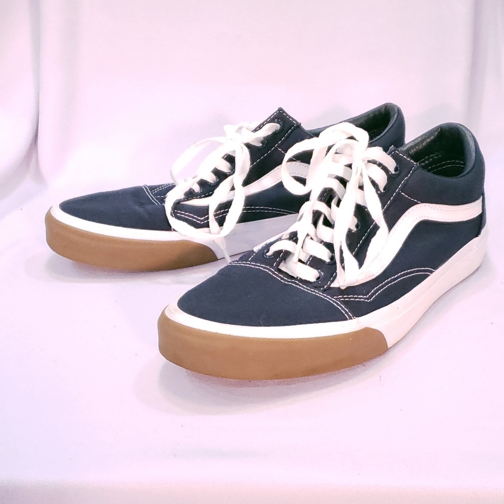 VANS Old Skool Skate Mids navy and white US 10 EUR 43